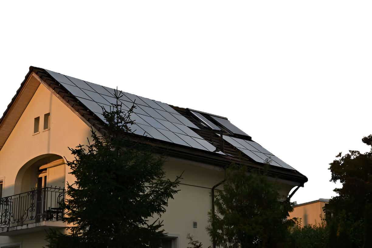 Solar panel illustration